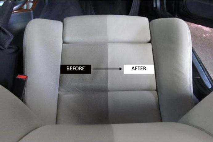 シートクリーニング BEFORE・AFTER