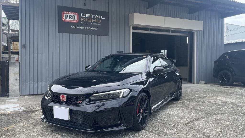 コーティング施工前のシビックTYPE R