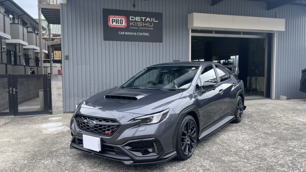 ガラスコーティング後のWRX S4