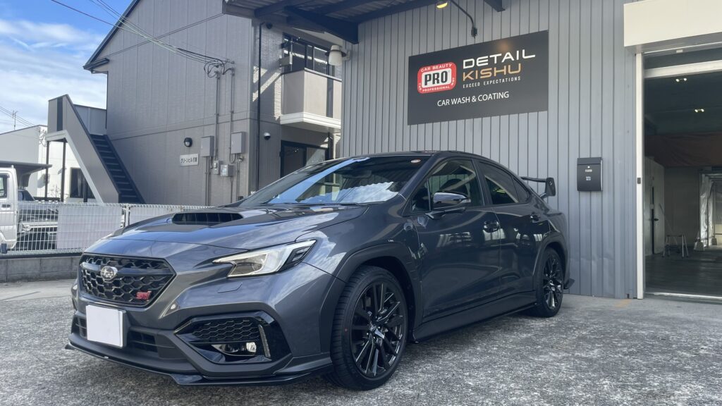 ガラスコーティング前のWRX S4