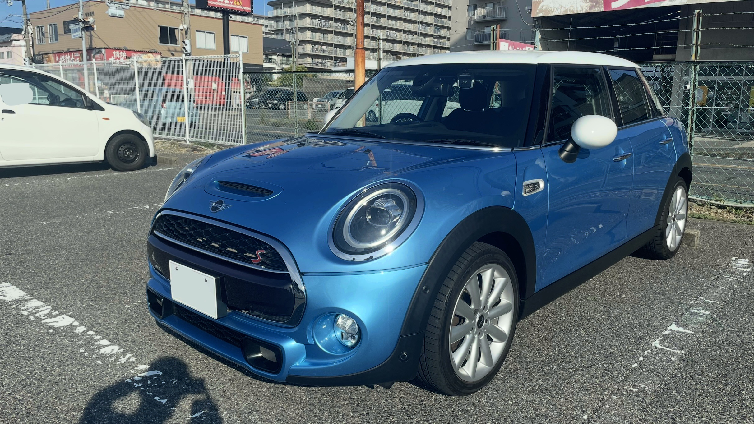 コーティング施工後のMINIクーパーS