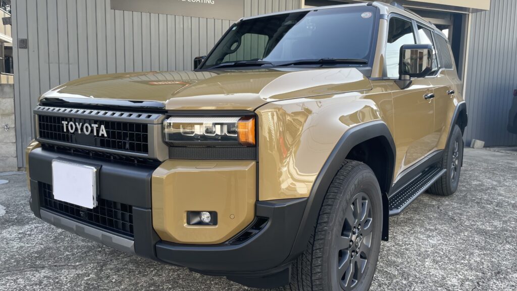 セラミックコーティング後のランクル250のアップ