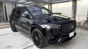 セラミックコーティングを施工したベンツ GLC63